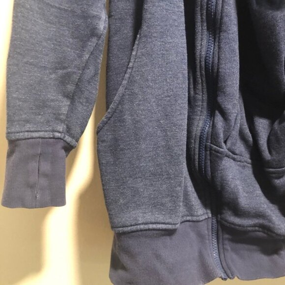 Seraphine 3 in 1 Maternity Hoodie Sweatshirt size medium color Navy - Picture 4 of 5